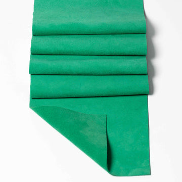 Emerald Green Suede Leather Panels. Easy to cut and sew