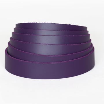 Purple Latigo Leather Strips