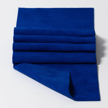 Royal Blue Suede Leather Panels. Easy to cut and sew