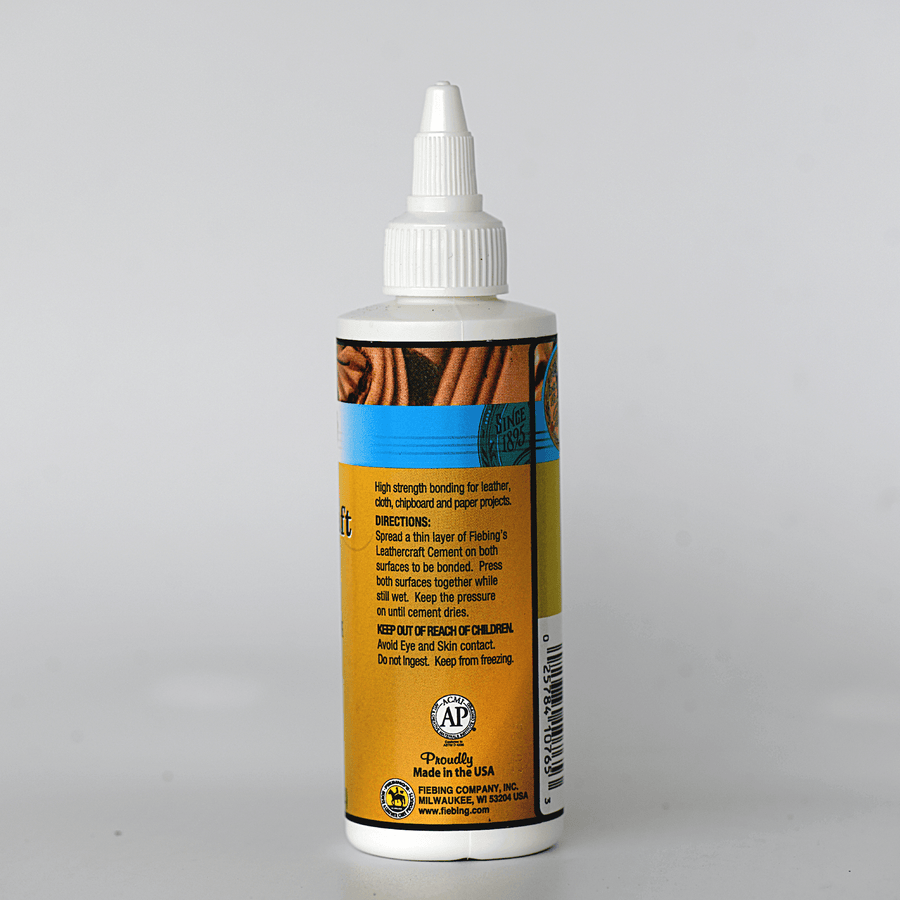 Leather Glue Non Toxic Cement for Gluing and Tacking Leather by Fiebin – US  CRAFTHOUSE