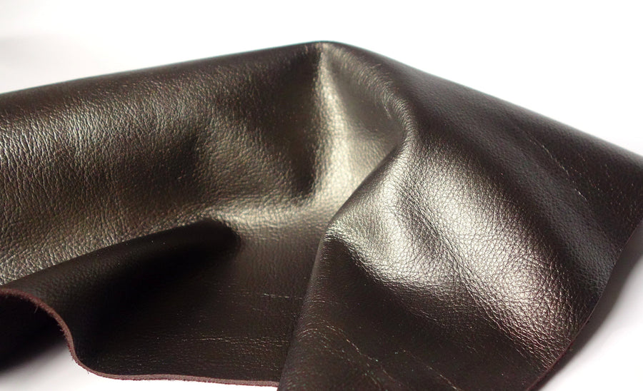 Metallic leather panels. Easy to cut and sew.
