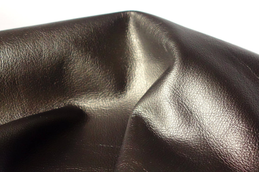 Metallic leather panels. Easy to cut and sew