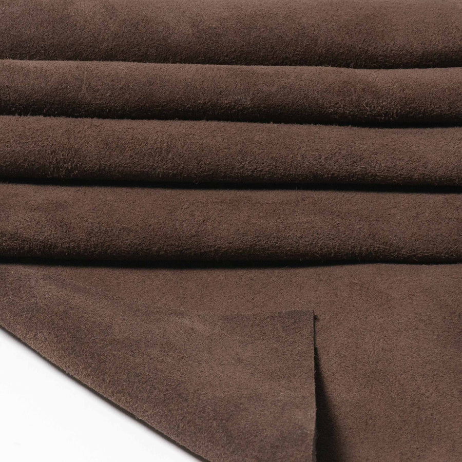 Brown Suede Leather Panels. Easy to cut and sew